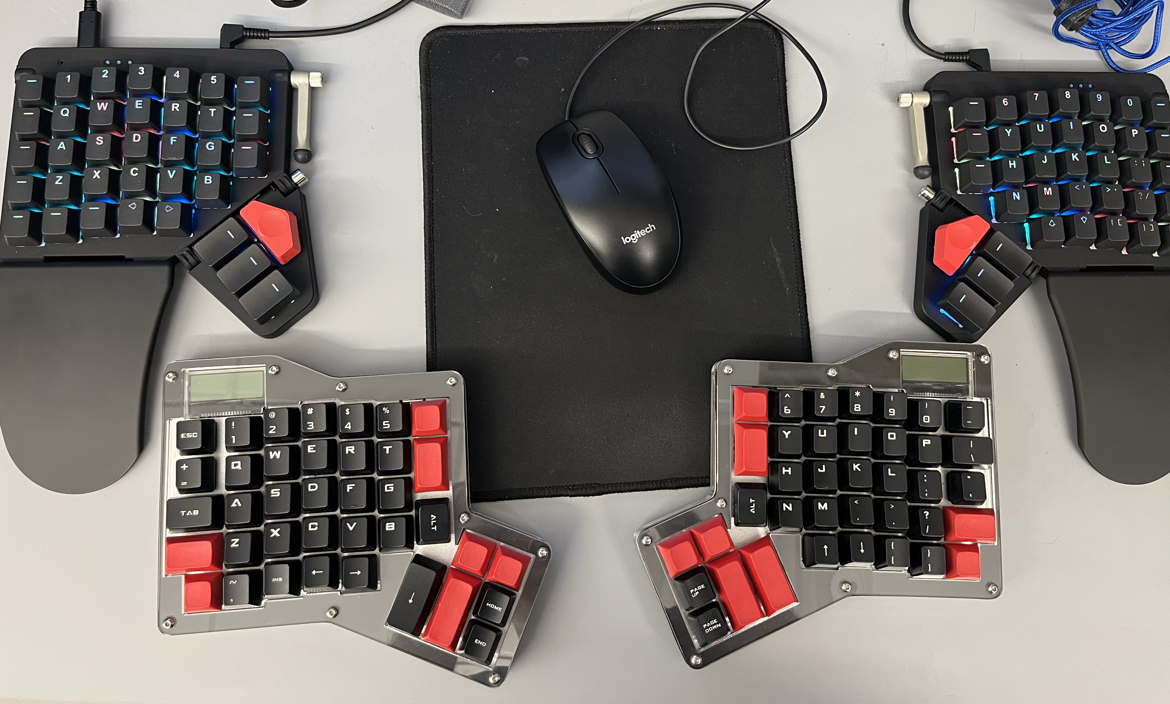 ZSA Moonlander and ZSA Ergodox EZ